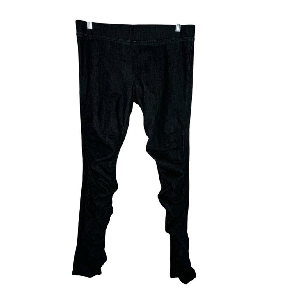 PRAIRIE UNDERGEOUND / dark wash pull on elastic waist ruched skinny jeans / S
